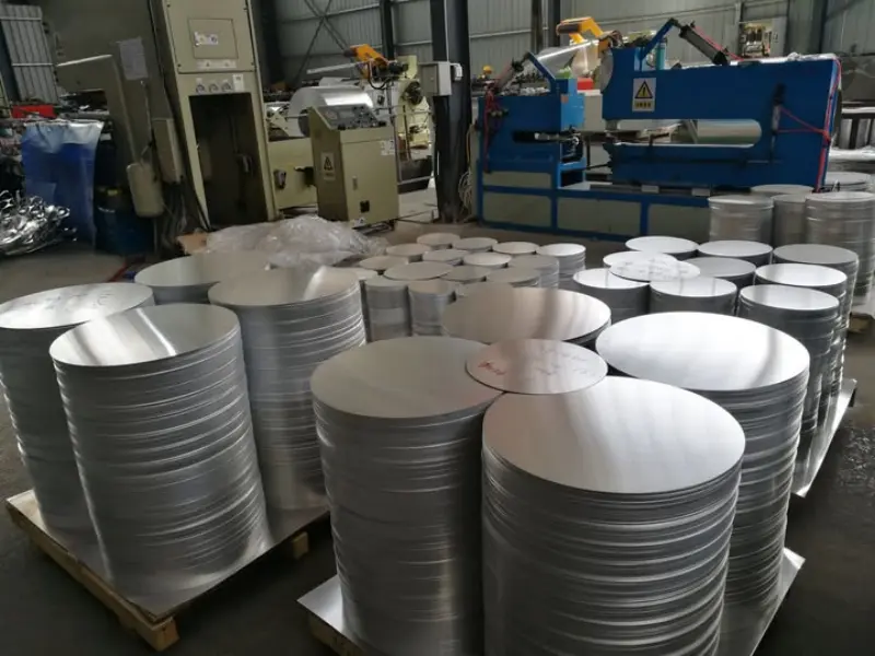 disco de aluminio redondo