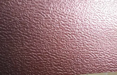 Lámina de Aluminio Gofrado Stucco para Revestimiento de Muros