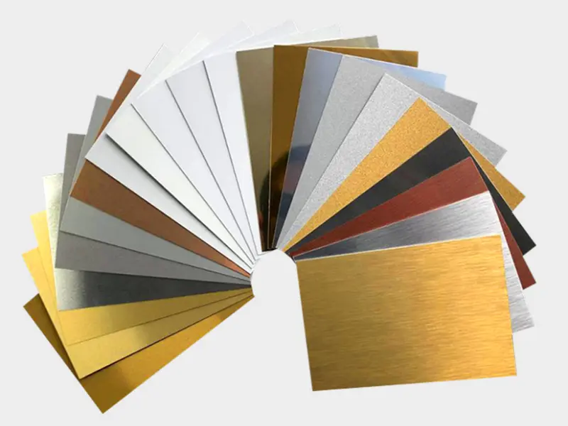 Lámina metálica de aluminio recubierta para impresión por sublimación