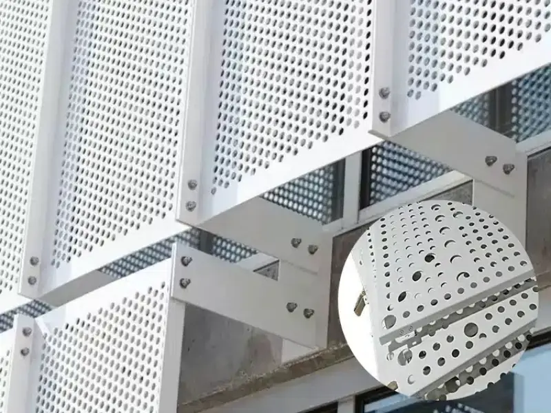 Paneles de Aluminio Perforado para Revestimiento de Fachadas