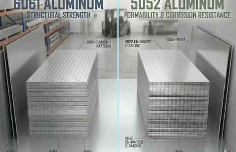Láminas de Aluminio Tipo Diamante 4x8