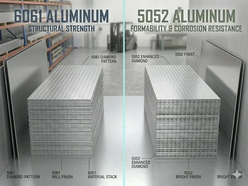 Láminas de Aluminio Tipo Diamante 4x8