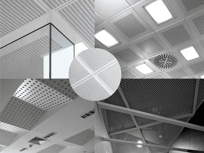 Techo de Aluminio Perforado
