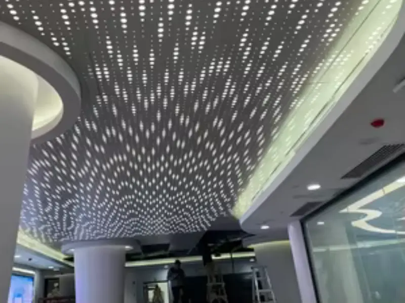 Techo de Aluminio Perforado