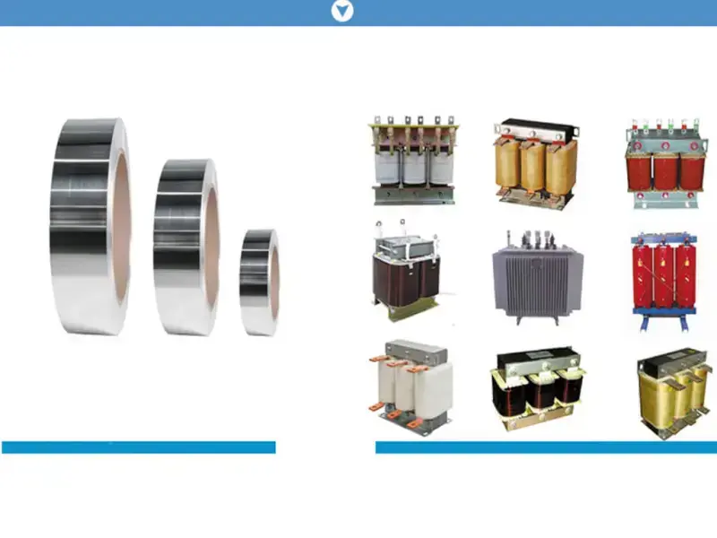 Cinta de aluminio para transformadores