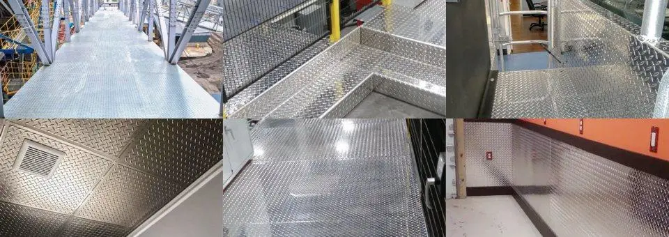 Placa de Aluminio Diamantada