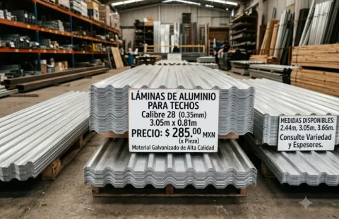 Precio de Láminas de Aluminio para Techos