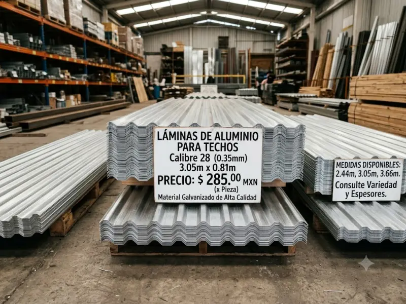 Precio de Láminas de Aluminio para Techos