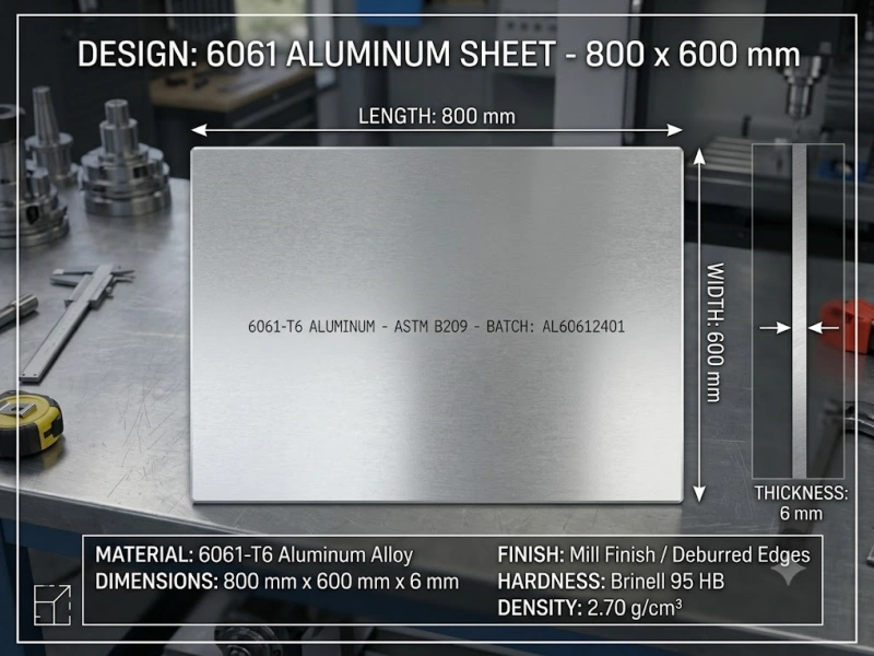 Lámina de Aluminio 6061