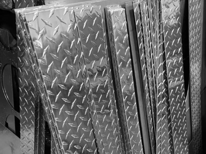Lámina de Aluminio Diamantada