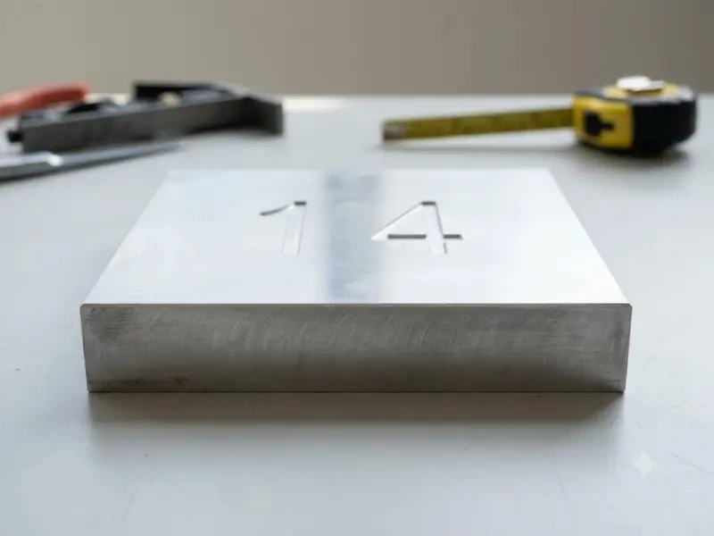 Placa de Aluminio 1/4