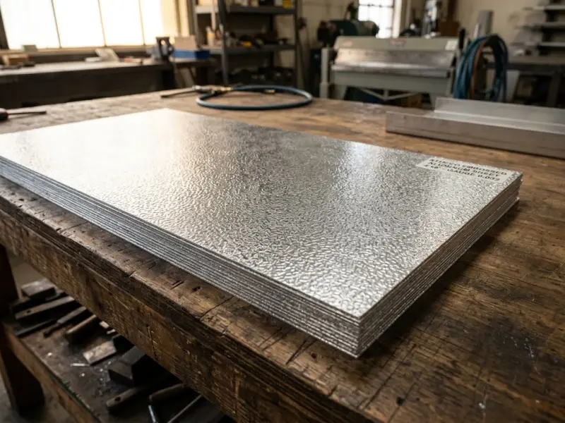 Chapa de aluminio estuco