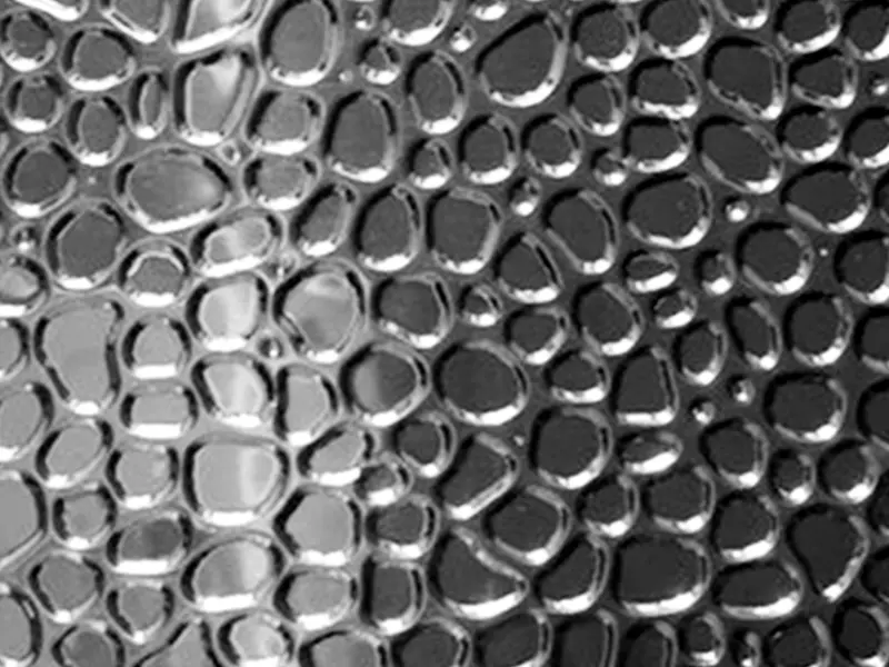 Chapa de aluminio estuco