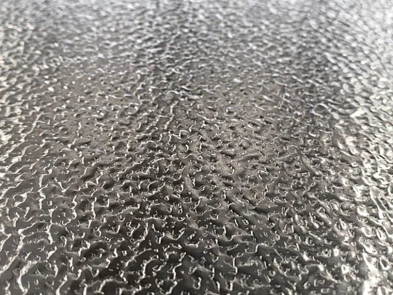 Chapa de aluminio estuco
