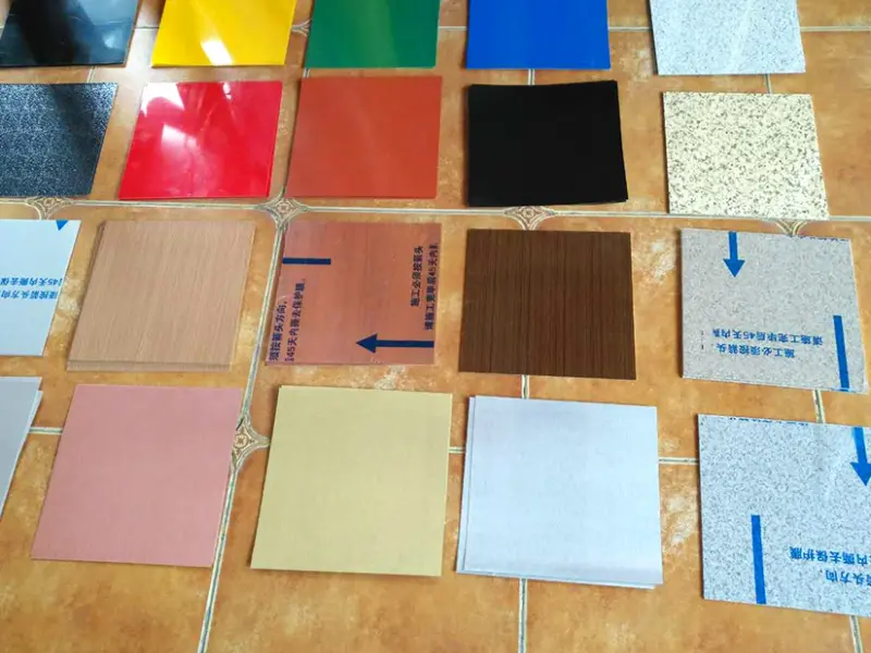 Lámina de Aluminio Pintada