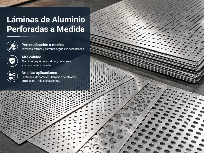 Láminas de Aluminio Perforadas a Medida