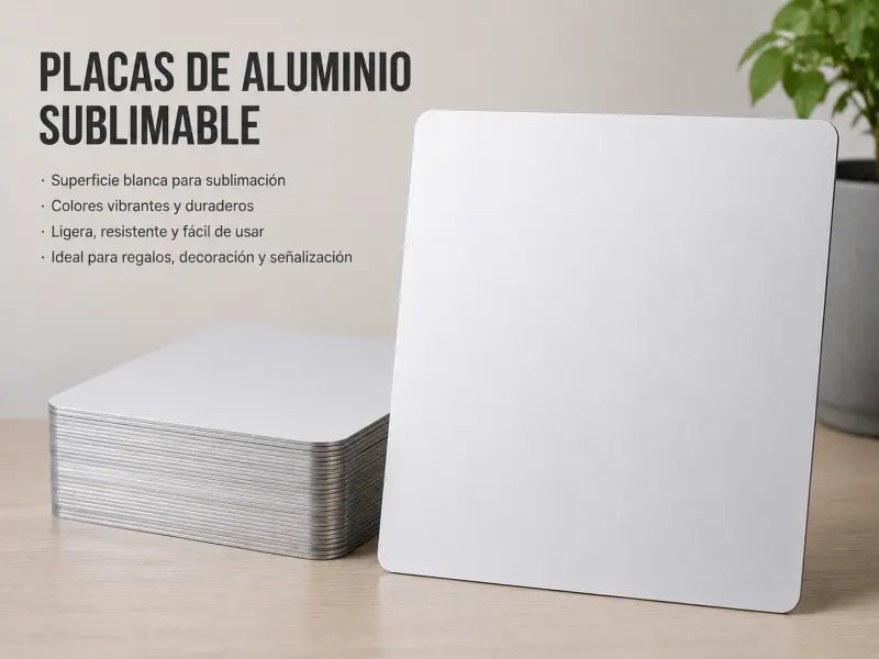 Placas de Aluminio Sublimable