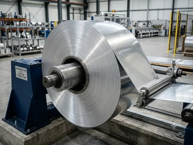 fin stock foil de aluminio