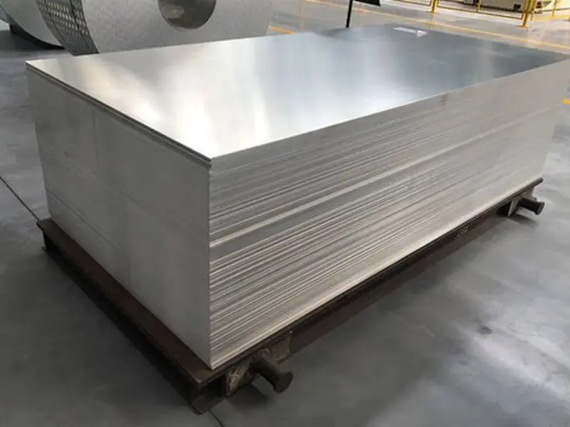 Lámina de aluminio de 4x10